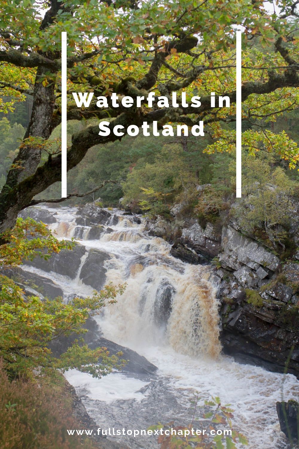 Pin for later. Waterfalls in Scotland 