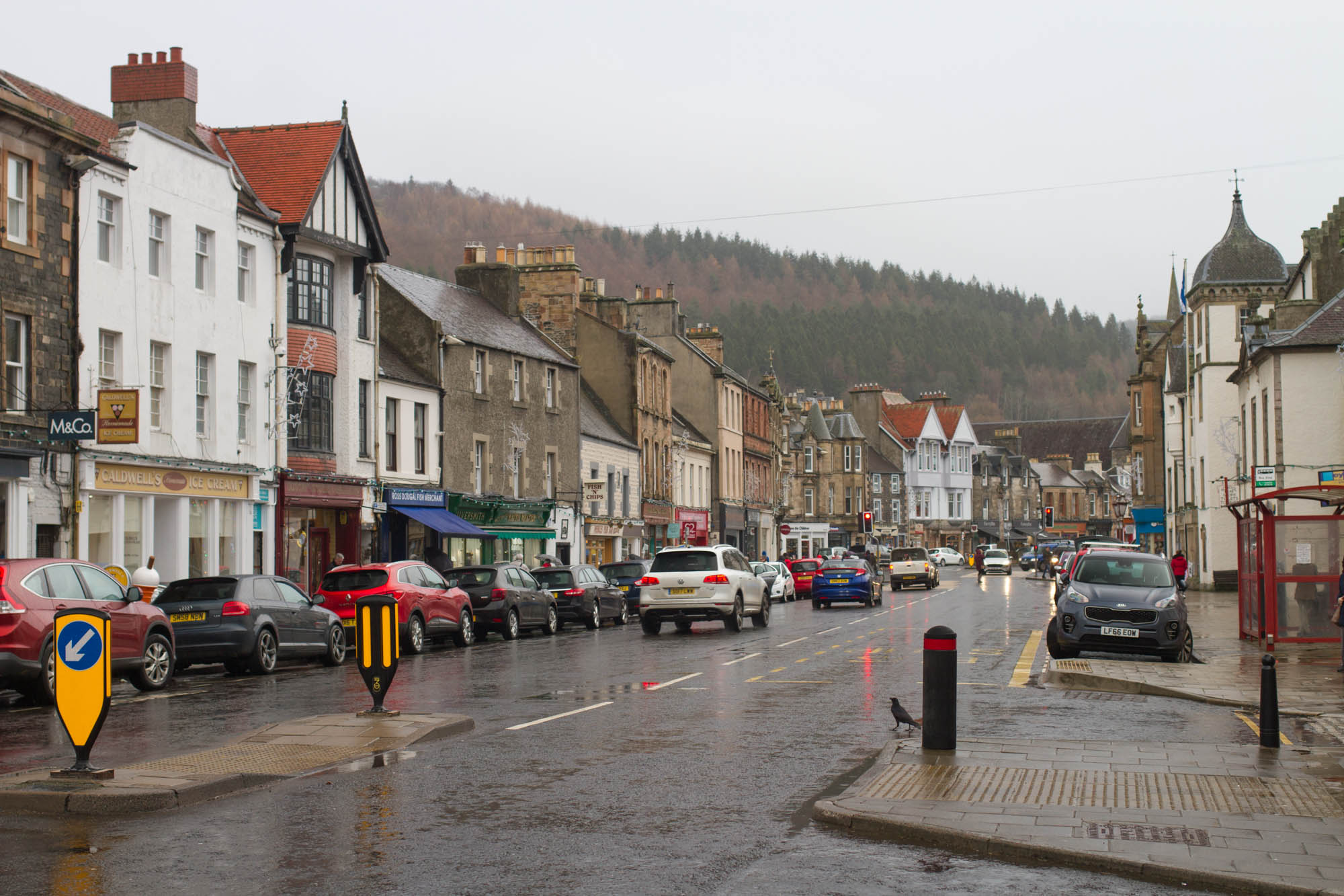 Peebels High Street, Scottish Borders