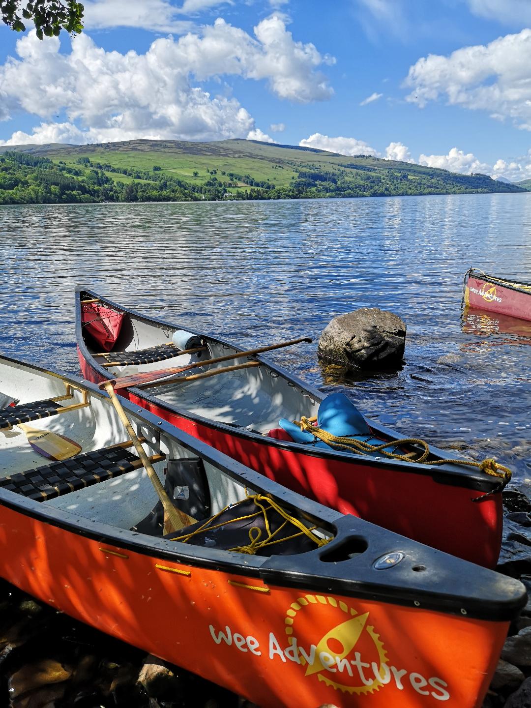 Wee Adventures, Canoeing on Loch Tay, Perthshire