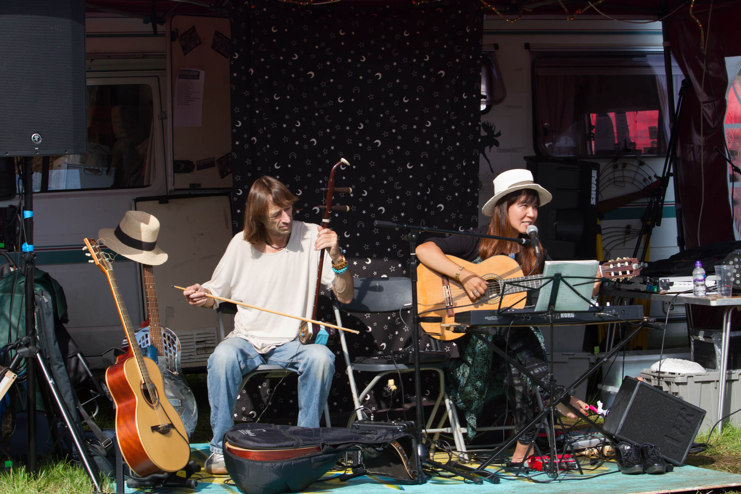 Performers at Belladrum Festival, Scotland 