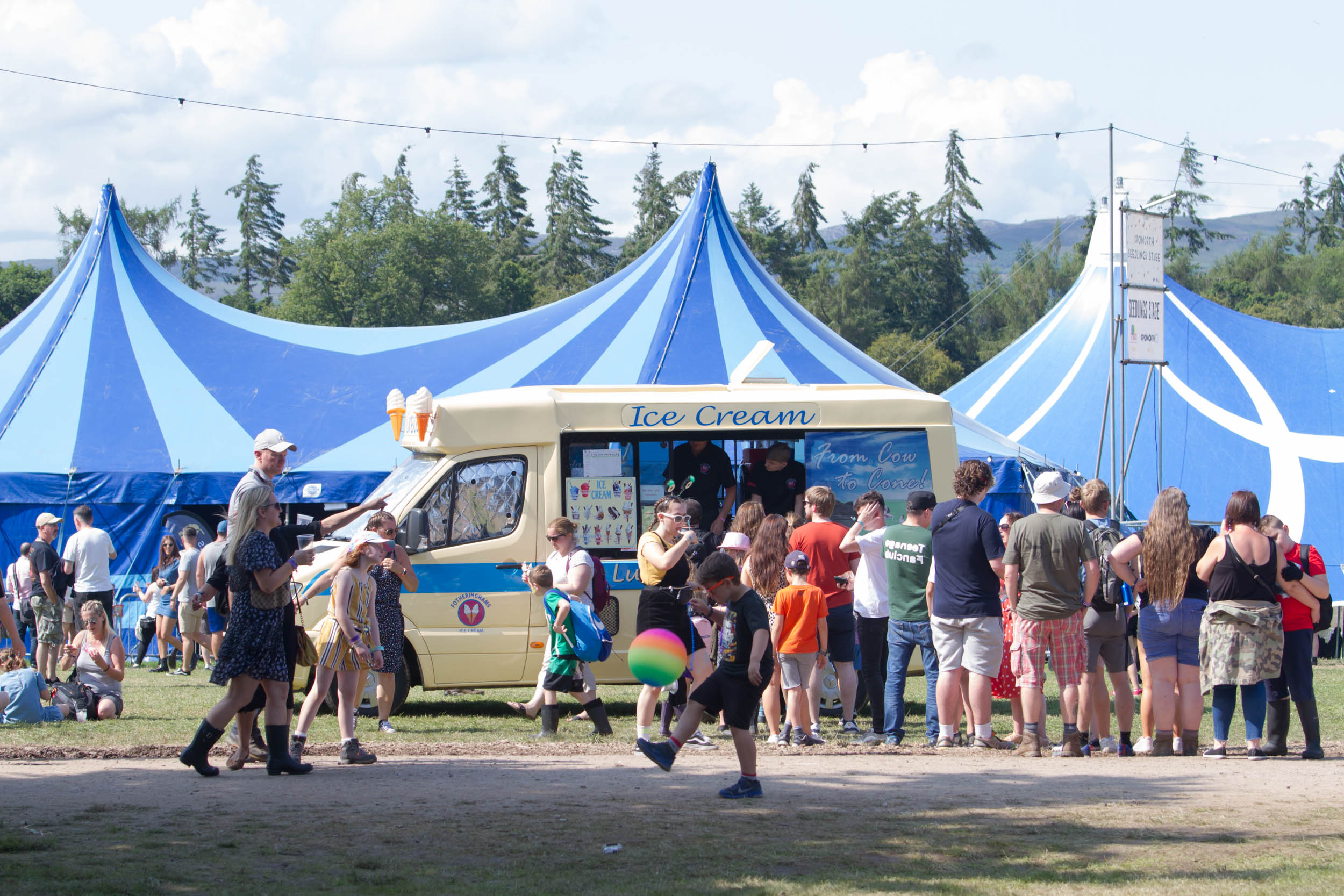 Ice cream in demand at Belladrum festival 