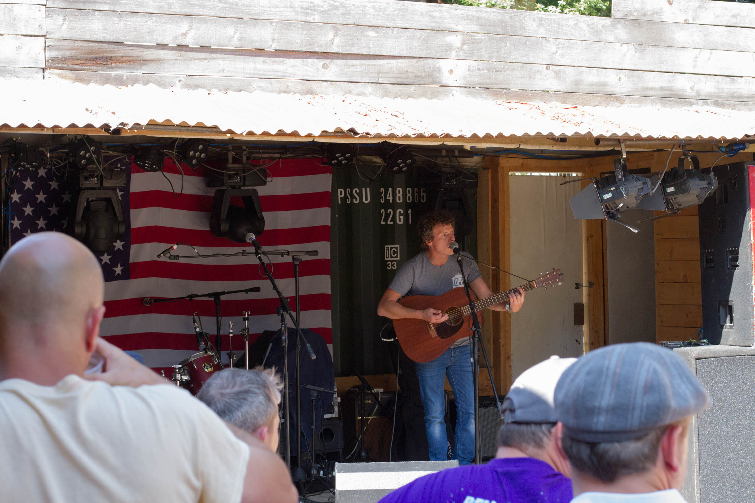 Trailer Trash stage at Belladrum festival