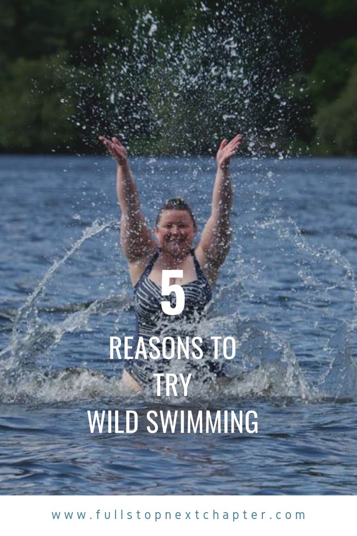 Pinterest Graphic - 5 reasons to try wild swimming 