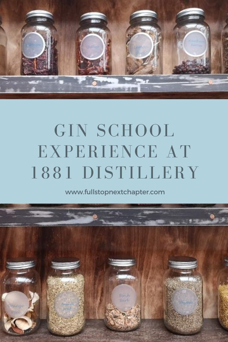 Pin for later. 1881 Distillery, gin school experience, Scotland 