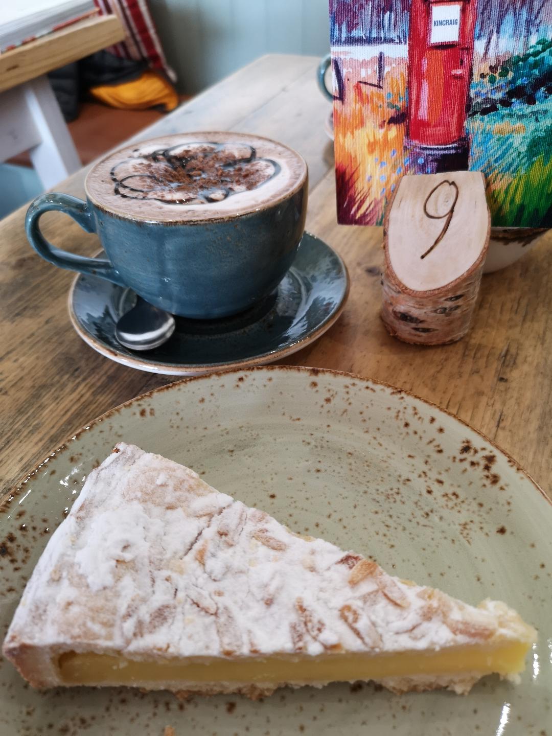 Old Post office cafe, coffee and cake, Cairngorms 