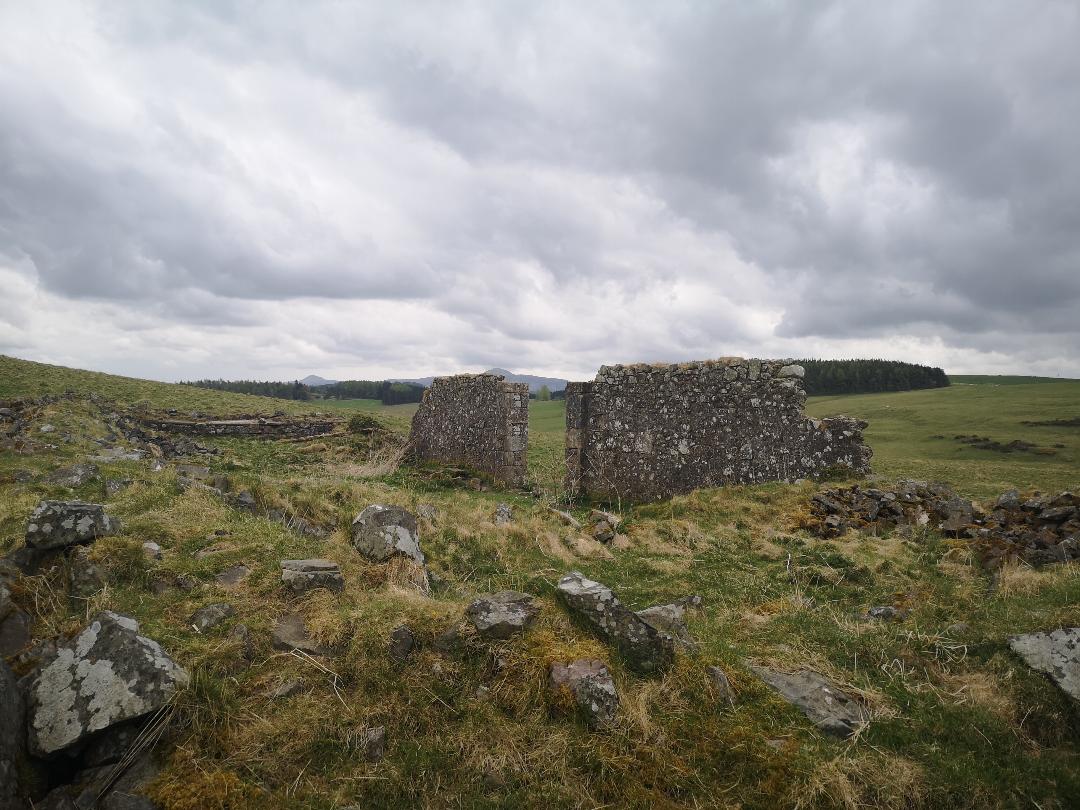 Farm ruins on the Wallace Road - little walks from home during lockdown