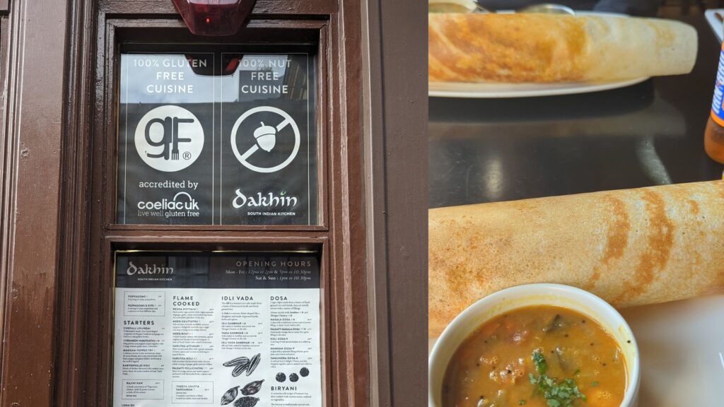 Dosa, lunch offer at Dahkin in Glasgow